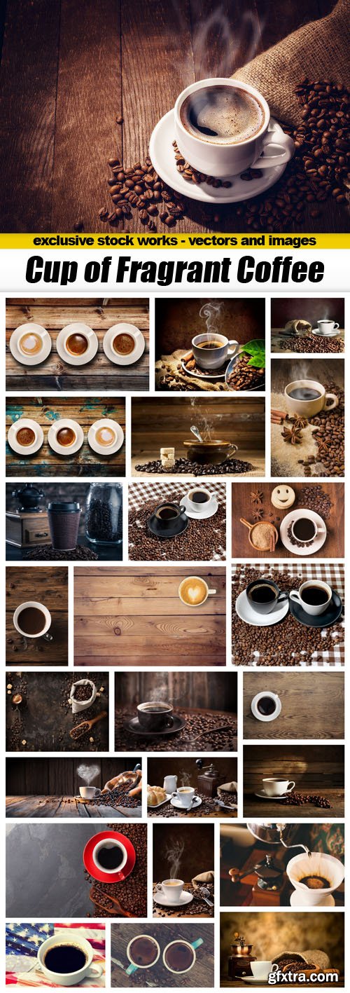 Cup of Fragrant Coffee - 25xUHQ JPEG