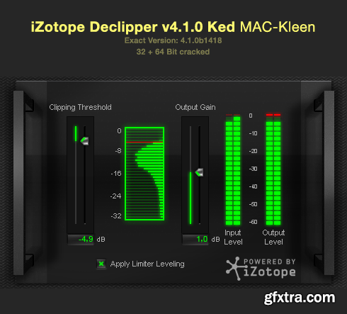 iZotope Declipper v4.1.0 MacOSX-Kleen