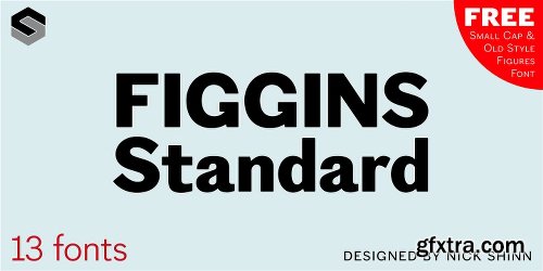 Figgins Standard Font Family - 13 Fonts