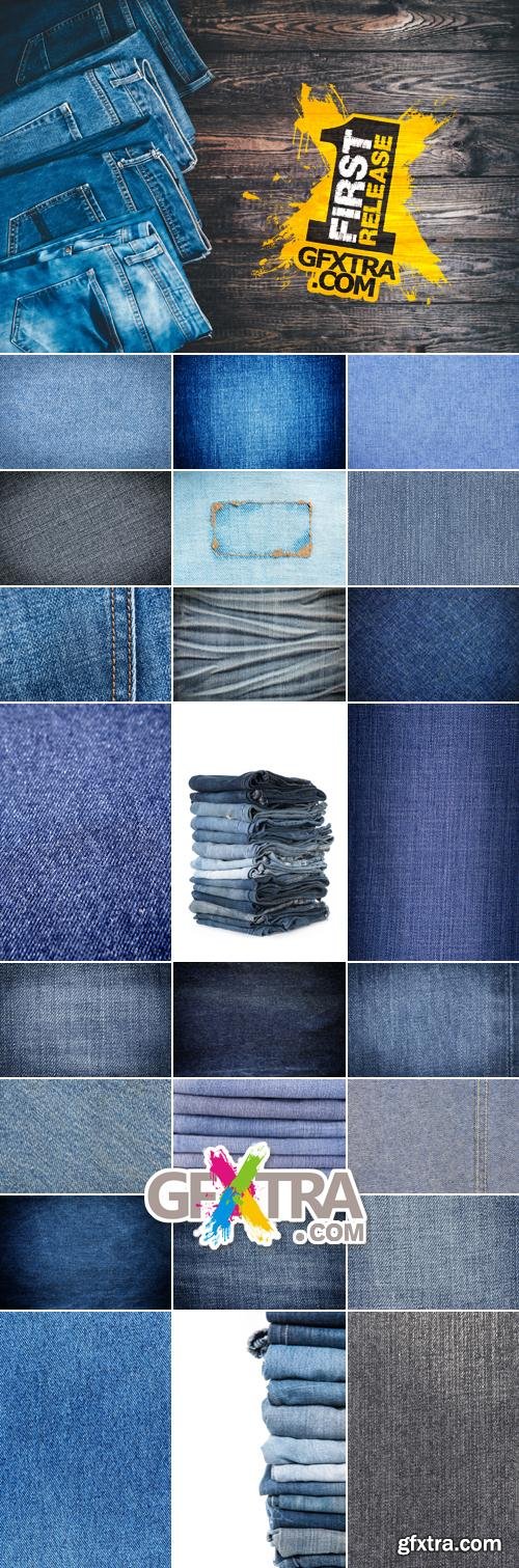 Stock Photo - Jeans, Denim Textures 4