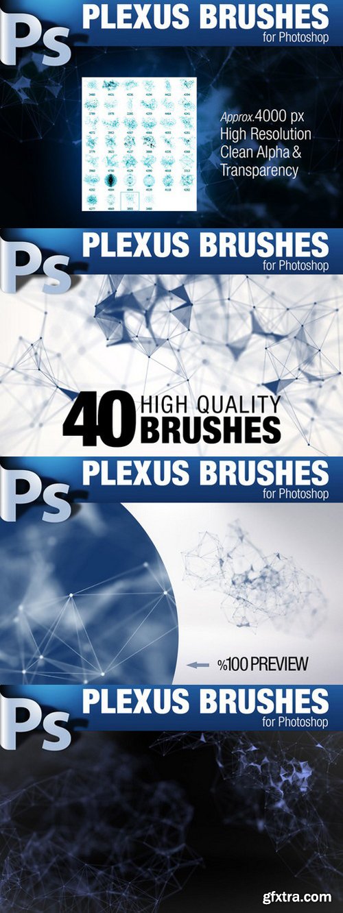 CM - CG Plexus Brushes for Photoshop 859897