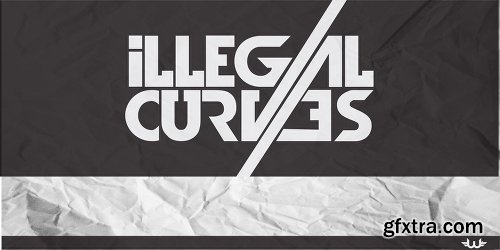 Illegal Curves Font Family - 3 Fonts