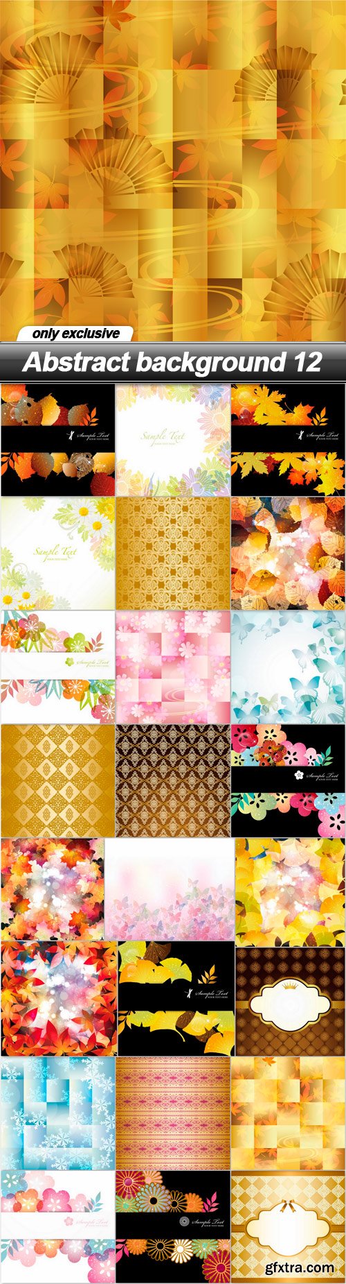 Abstract background 12 - 25 EPS