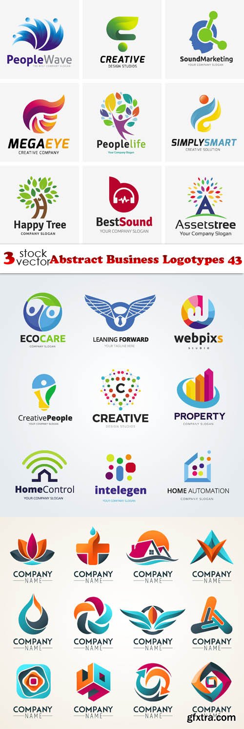 Vectors - Abstract Business Logotypes 43