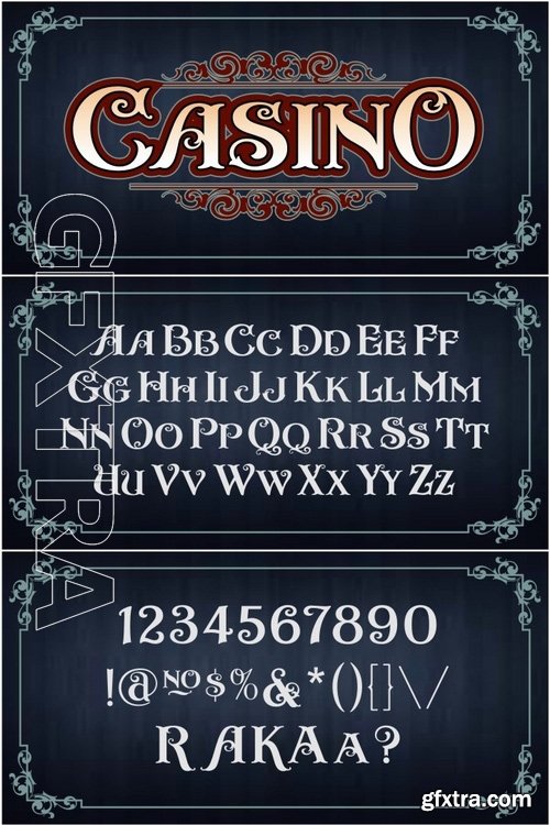 Casino - 1 font : $44