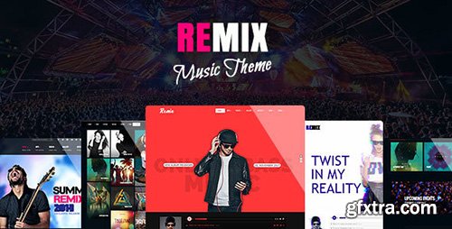 ThemeForest - Remix v2.1.3.1 - Music Band Club Party Event WP Theme - 8473753