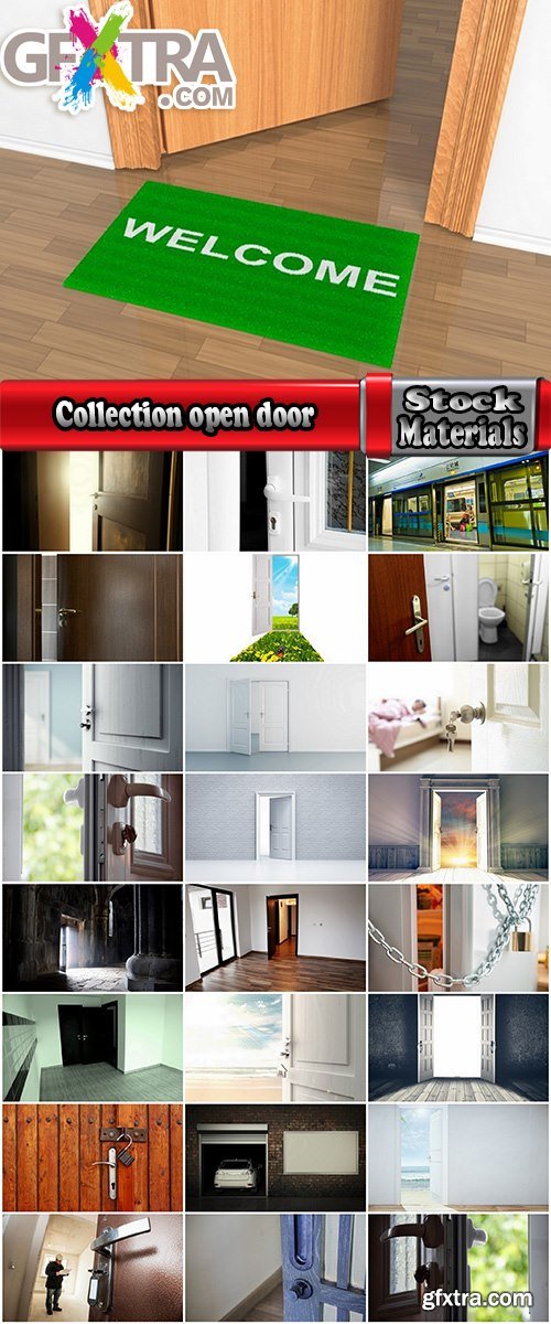 Collection open door the conceptual image handle frame 25 HQ Jpeg