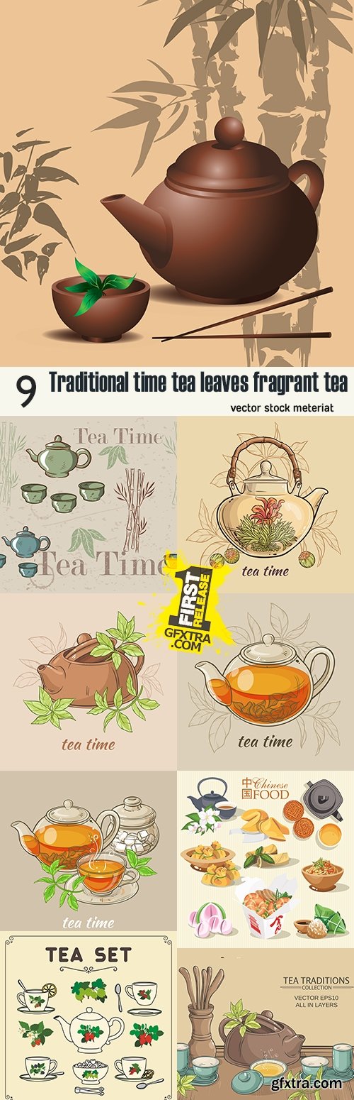 Traditional time tea leaves fragrant tea