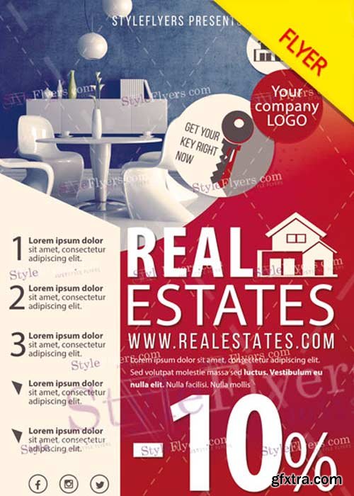 Real Estate V11 PSD Flyer Template