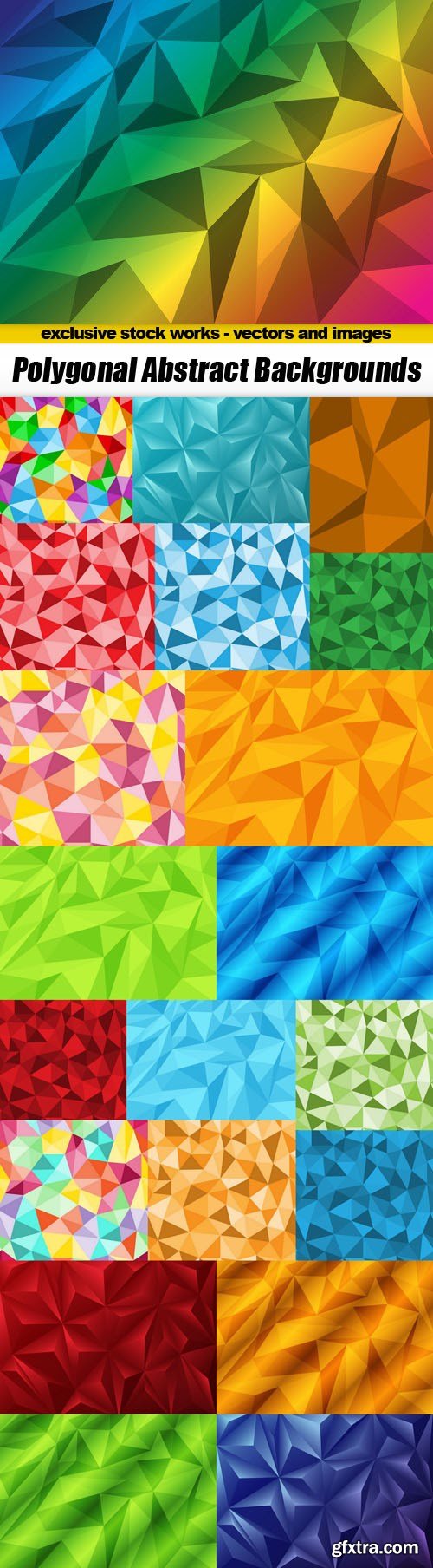Polygonal Abstract Backgrounds - 21xAI