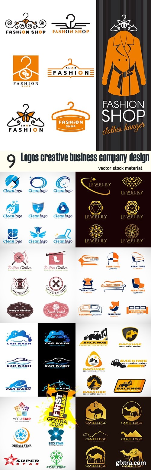 Logos creative business company design