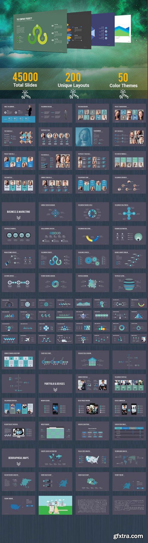 CM - Great Business PowerPoint Template 737797