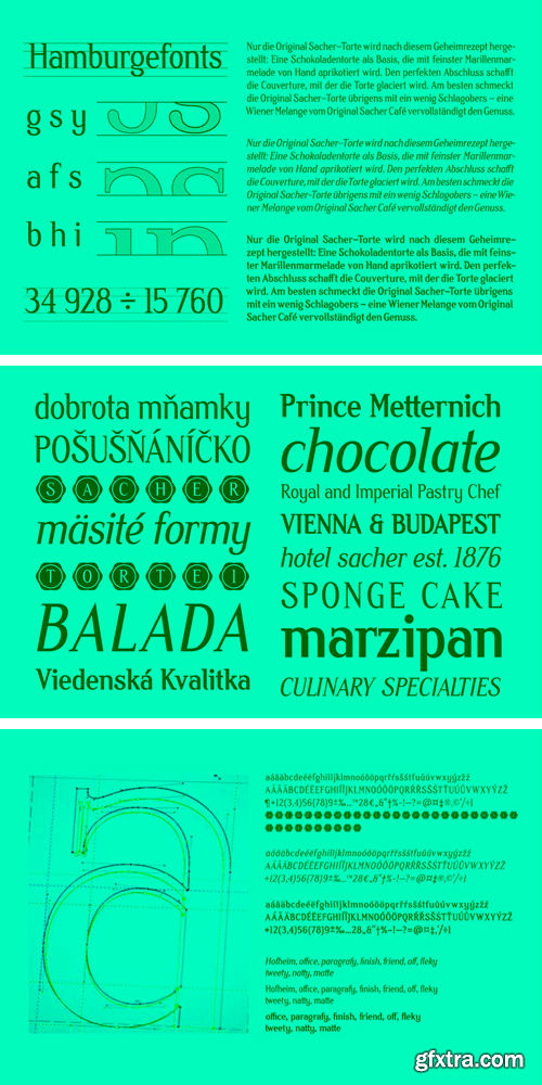 Sachertorte Typeface