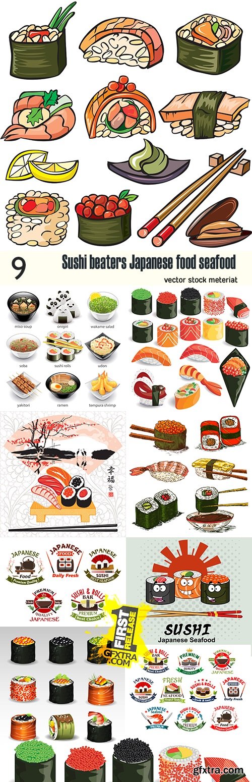 Sushi beaters Japanese food seafood