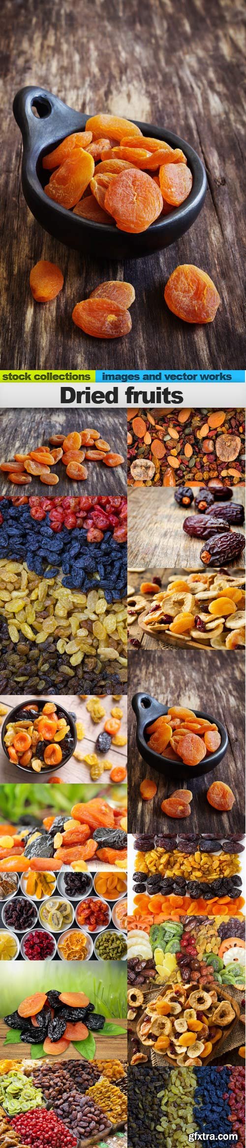 Dried fruits, 15 x UHQ JPEG