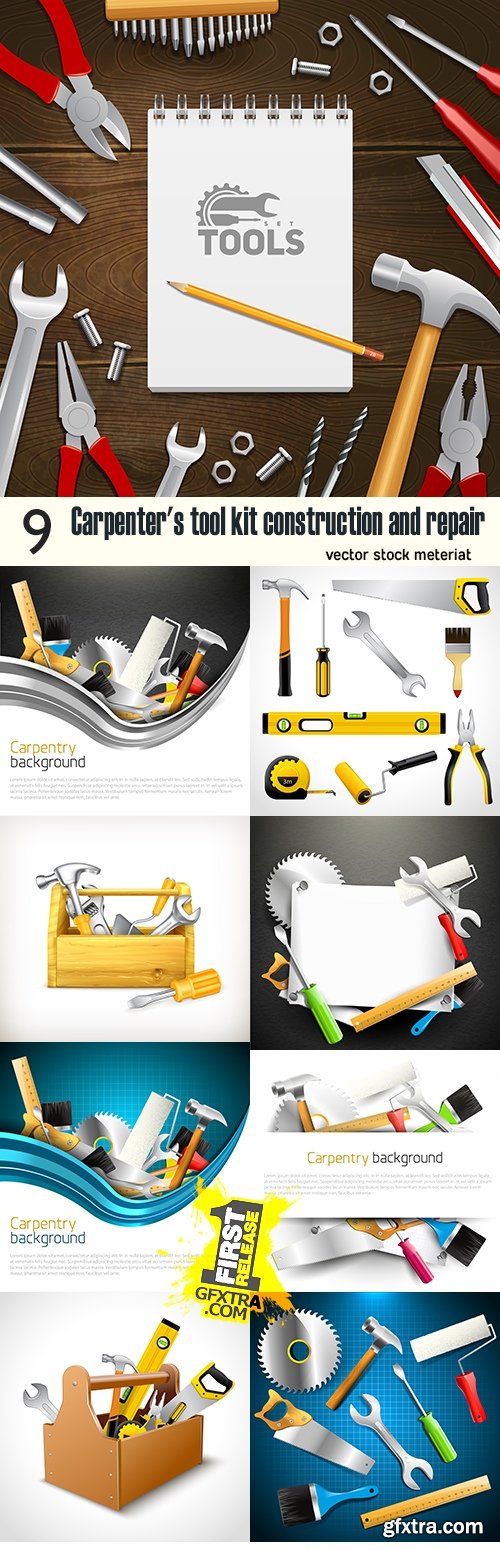 Carpenter\'s tool kit construction and repair