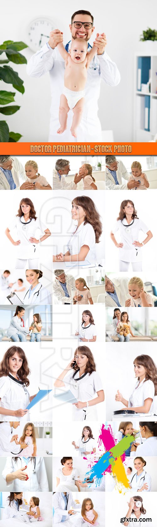 Doctor pediatrician - Stock Photo