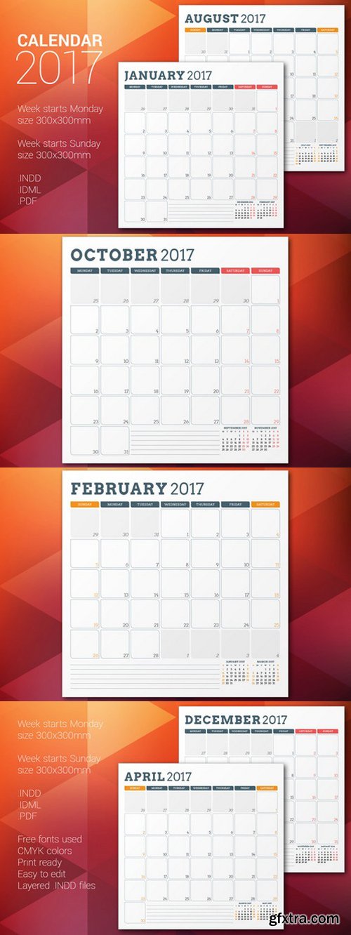CM - Monthly Planner 2017 842345