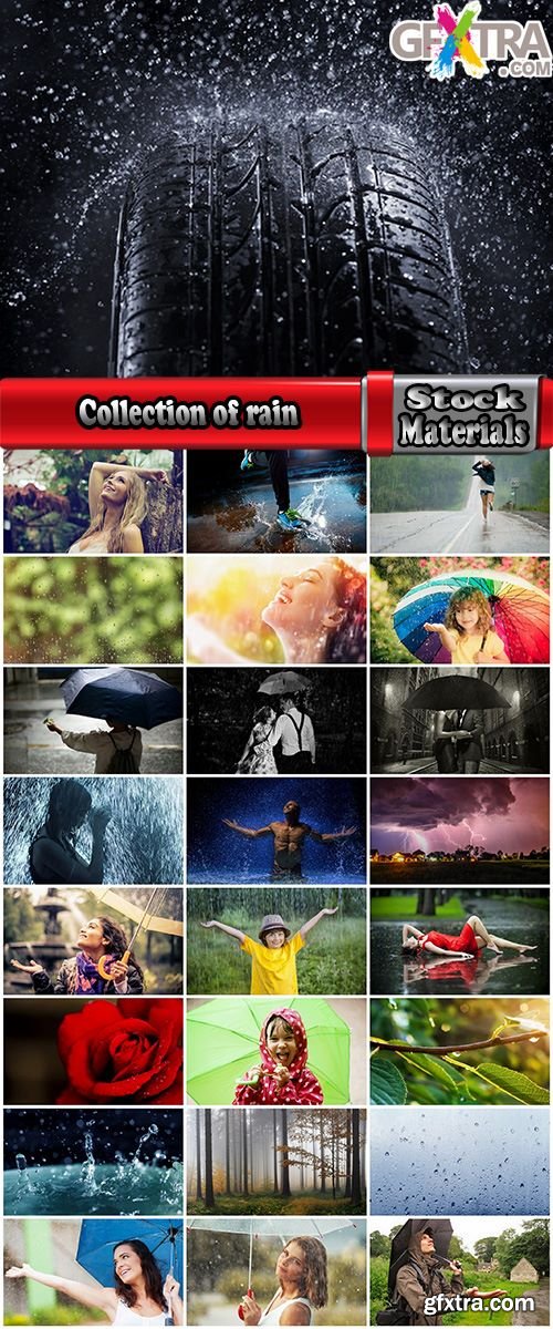 Collection of rain water wet asphalt autumn umbrella splashes 25 HQ Jpeg