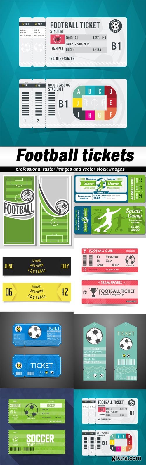 Football tickets - 8 EPS