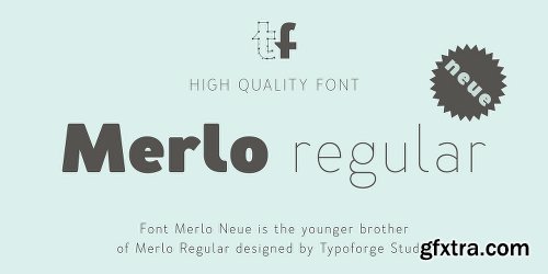 Merlo Neue Font Family - 18 Fonts