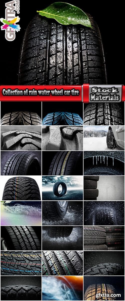 Collection of rain water wheel car winter tire tread pattern rubber tire 25 HQ Jpeg