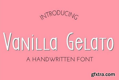 SS Vanilla Gelato Font