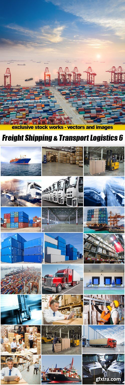 Freight Shipping & Transport Logistics 6, 25xJPG