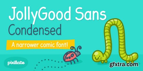 JollyGood Sans Condensed Font Family - 9 Fonts