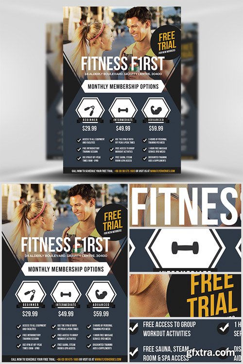 Fitness First Flyer Template