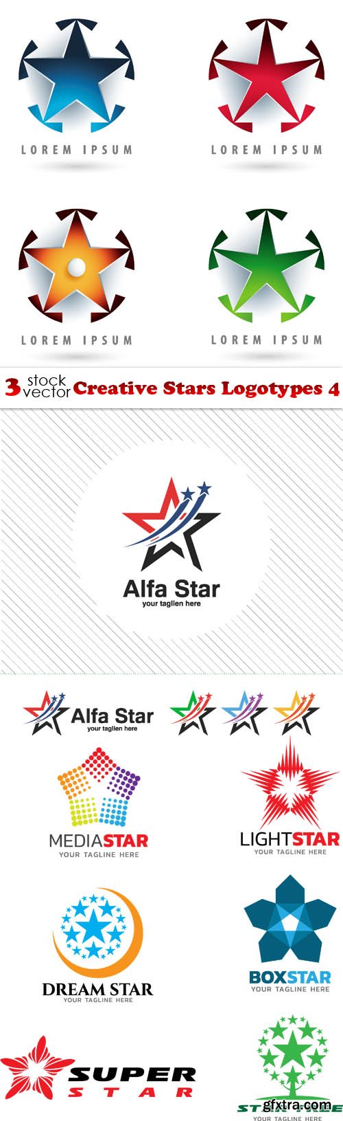 Vectors - Creative Stars Logotypes 4