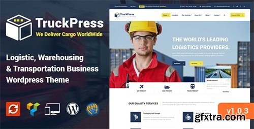 ThemeForest - TruckPress v1.0.2 - Warehouse, Logistics & Transportation WP Theme - 15261867