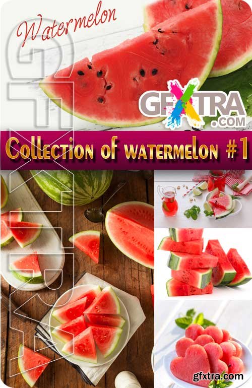 Food. Mega Collection. Watermelon #1 - Stock Photo