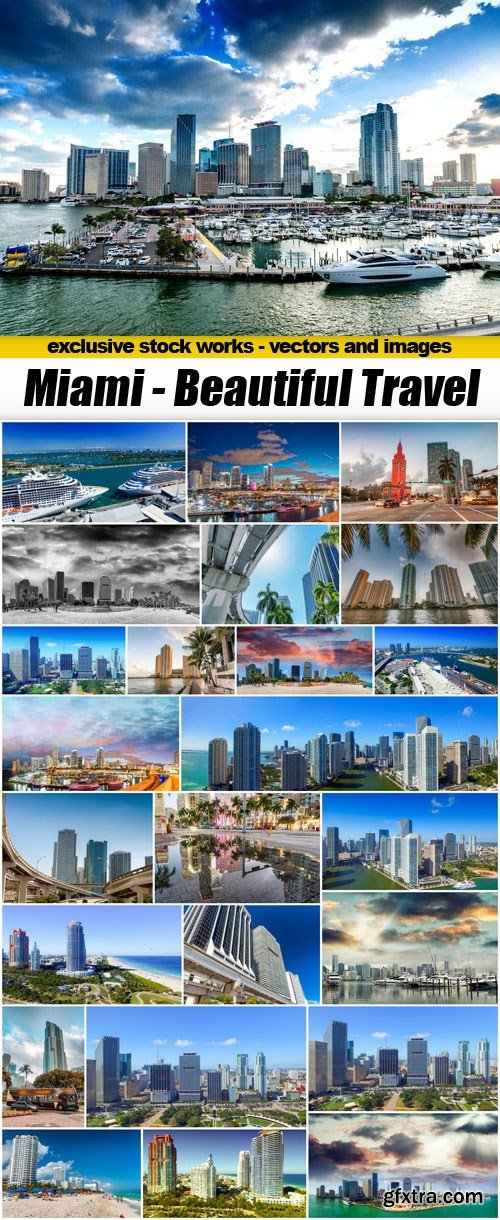 Miami - Beautiful Travel, 25xUHQ JPEG