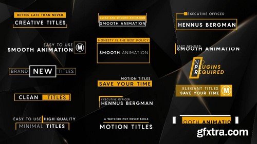15 Minimal Titles v7 - After Effects Templates
