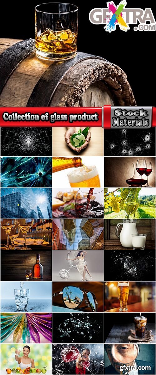 Collection of glass goblet beaker glass product 25 HQ Jpeg