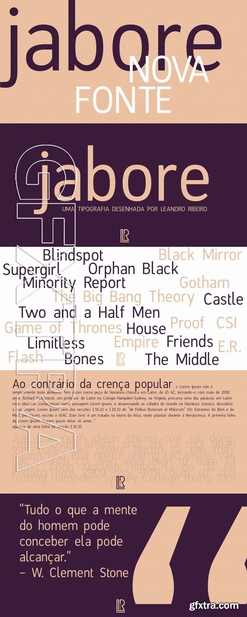 Jabore font