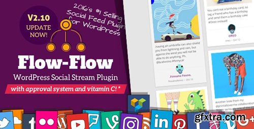 CodeCanyon - Flow-Flow v2.10.3 - WordPress Social Stream Plugin - 9319434