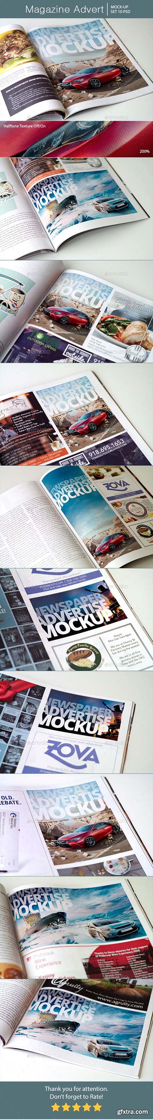 Graphicriver Magazine Advert Mockups 16511399