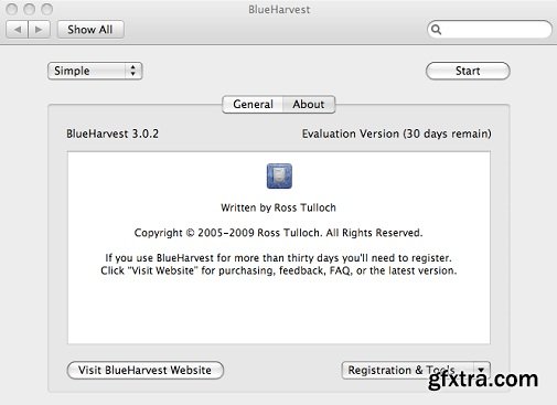 BlueHarvest 6.4.0 (Mac OS X)