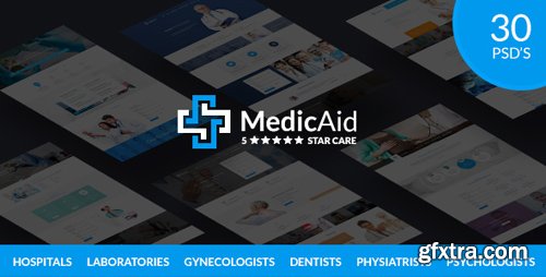 ThemeForest - MedicAid - Medical PSD Template 14201084