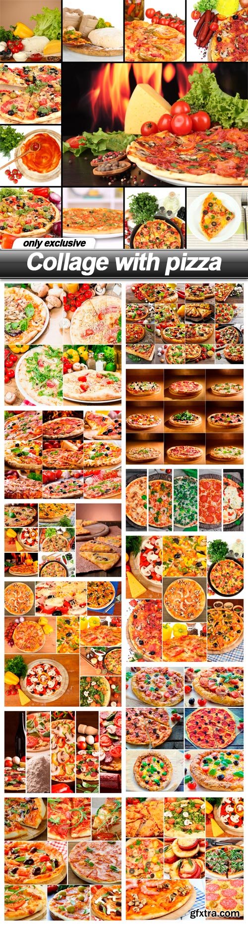 Collage with pizza - 13 UHQ JPEG