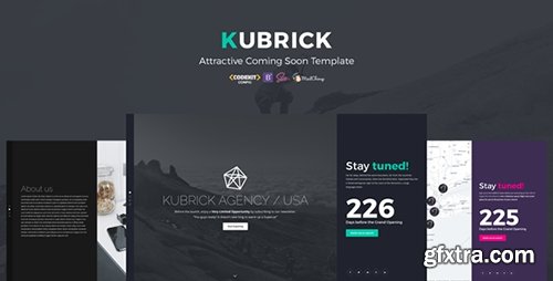 ThemeForest - KUBRICK v1.0 - Attractive Coming Soon Template - 16252866
