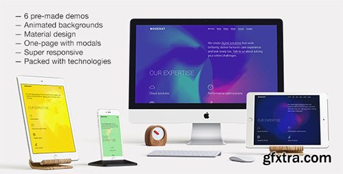 ThemeForest - Moderat v1.0 - Experimental One-Page Template - 17593322