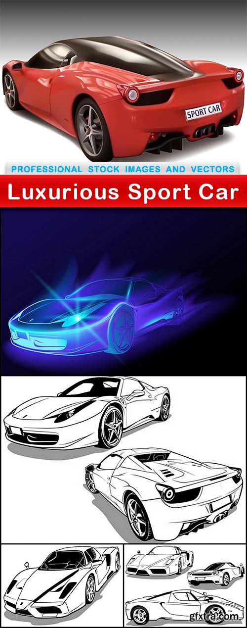 Luxurious Sport Car - 5 EPS