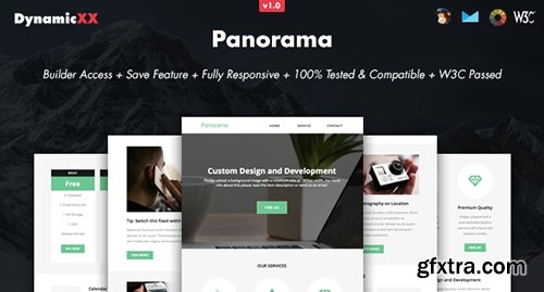 ThemeForest - Panorama v1.0.1 - Responsive Email + Online Builder - 13453371