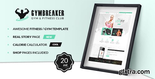 ThemeForest - GymBreaker - Fitness & Gym PSD Template 13063881