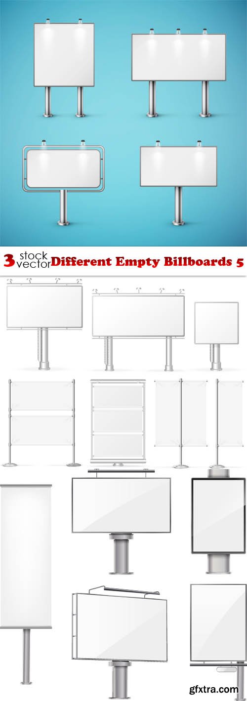 Vectors - Different Empty Billboards 5