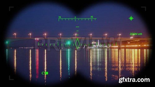 Digital Binoculars View - Stock Motion Graphics