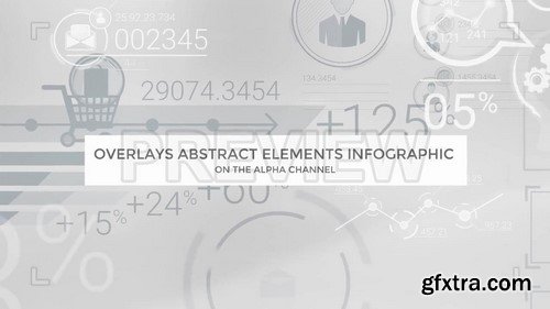 Overlays Abstract Elements Infographic - Stock Motion Graphics